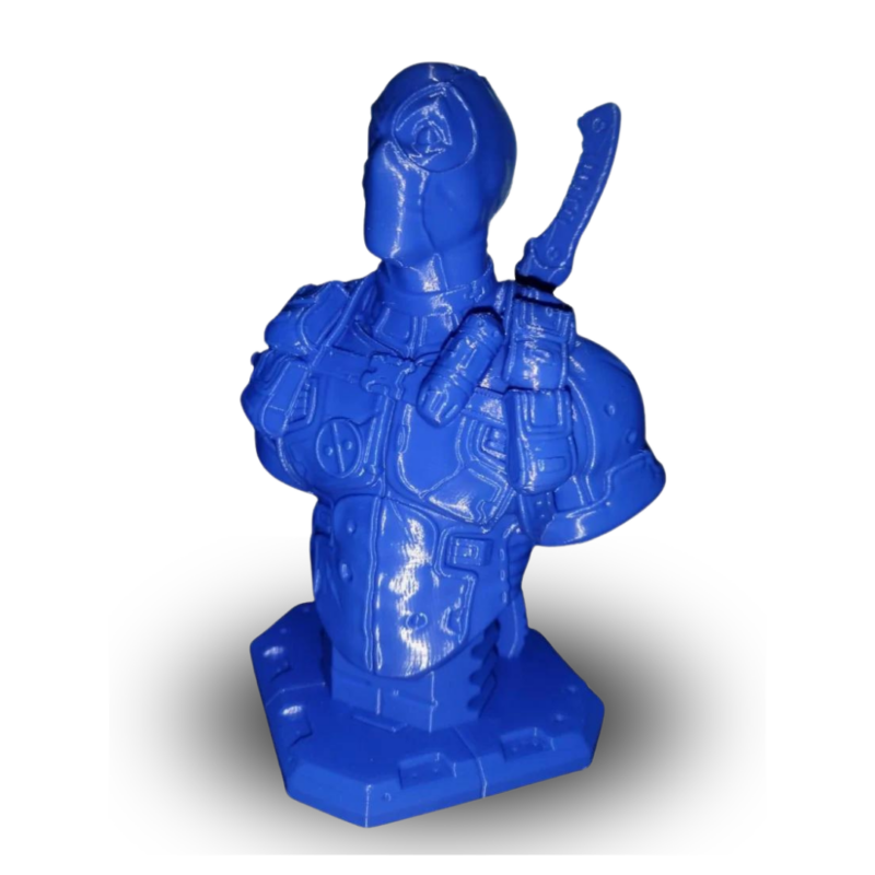 peça pla azul