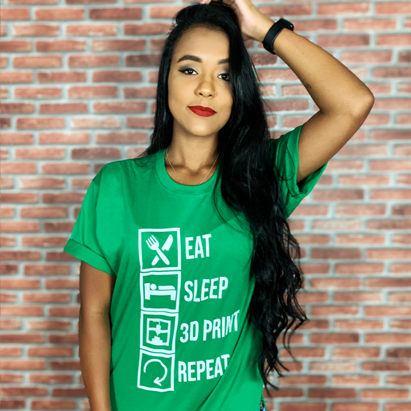 Camisa Repeat Verde 3D Lab - Imagem 2