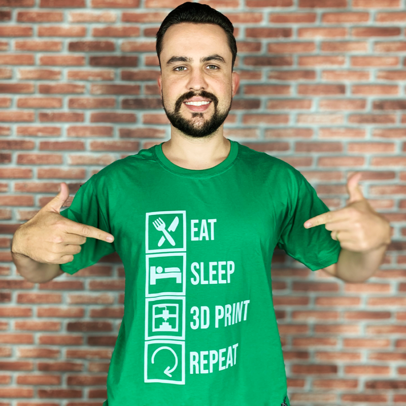 Camisa Repeat Verde 3D Lab - Imagem 3