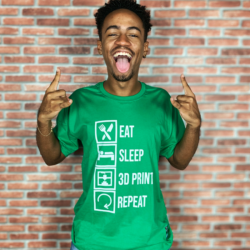 Camisa Repeat Verde 3D Lab - Imagem 4