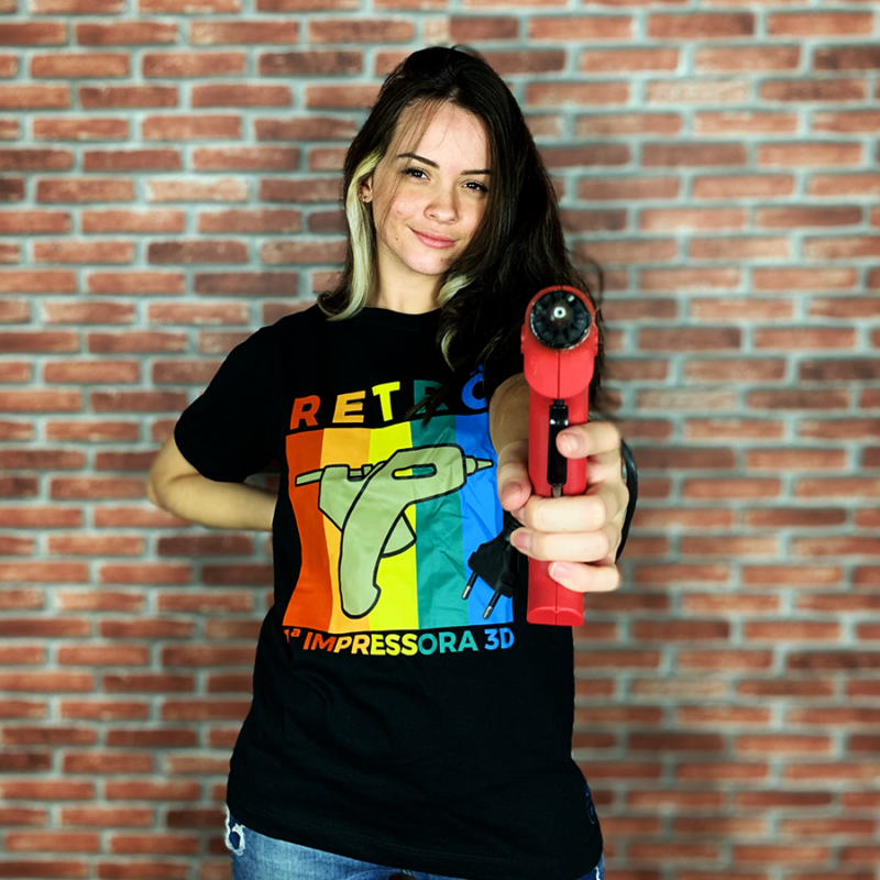 Camisa Retrô 3D Lab - Imagem 3