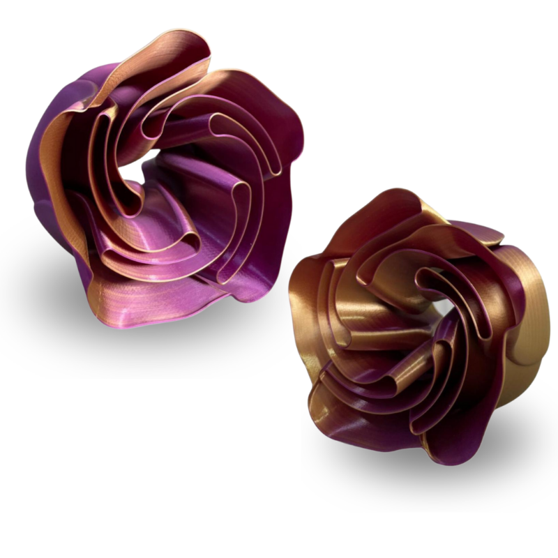 PEÇA PLA ULTRA SILK BICOLOR OURO E ROXO
