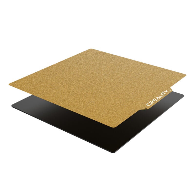 PLACA PEI DOURADA COM IMÃ